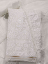 All Over Embroidered Georgette Unstitched Suit With Dupatta